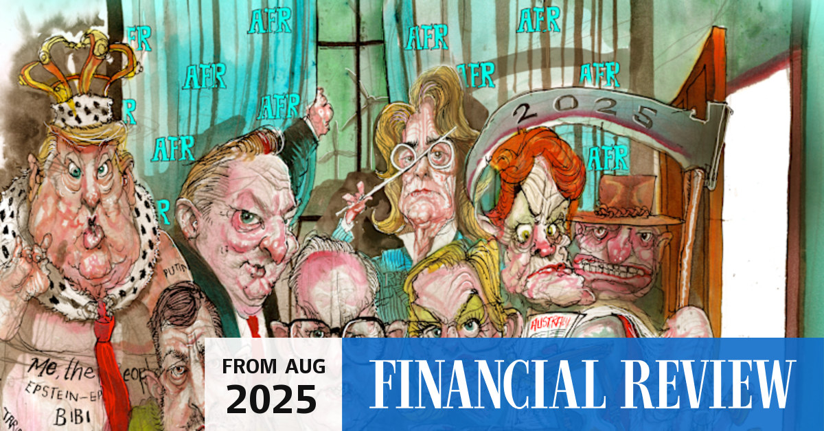 David Rowe Cartoons For The Australian Financial Review July 2025